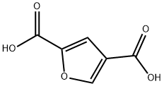 furan-2,4-dicarboxylic acid Struktur