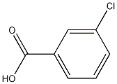 3-Chlorobenzoic acid 结构式