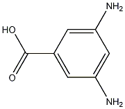 3,5-Diaminobenzoic acid 结构式