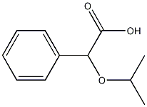 Isopropoxy(phenyl)acetic acid, 5394-87-6, 结构式