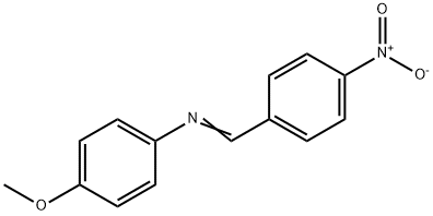 (4-methoxyphenyl)-(4-nitrobenzylidene)amine 结构式