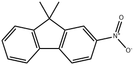 2-硝基-9,9-二甲基芴 结构式