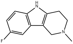 8-fluoro-2-methyl-2,3,4,5-tetrahydro-1H-pyrido[4,3-b]indole Structure