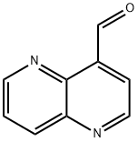 1,5-二氮萘-4-甲醛 结构式