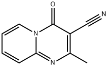 2-Methyl-4-oxo-4H-pyrido[1,2-a]pyrimidine-3-carbonitrile 结构式