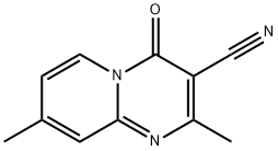 2,8-Dimethyl-4-oxo-4H-pyrido[1,2-a]pyrimidine-3-carbonitrile 结构式