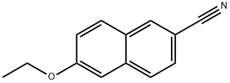 6-Ethoxynaphthalene-2-carbonitrile, 结构式