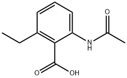 2-(Acetylamino)-6-ethylbenzoic acid Structure
