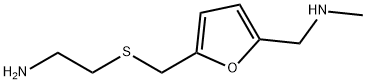 5-[[(2-Aminoethyl)thio]methyl]-N-methyl-2-furanmethanamine Structure