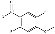 2,5-二氟-4-硝基苯甲醚 结构式