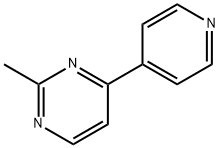 2 -甲基- 4 -(吡啶- 4 -基)嘧啶, 66748-53-6, 结构式