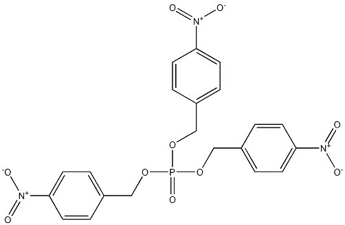 Tris(p-nitrobenzyl) Phosphate Structure