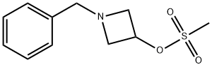N-苄基-3-(甲磺酰基氧基)吖丁啶, 67160-49-0, 结构式