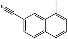 8-Methylnaphthalene-2-carbonitrile 结构式