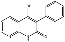 4-Hydroxy-3-phenyl-1,8-naphthyridin-2(1H)-one 结构式