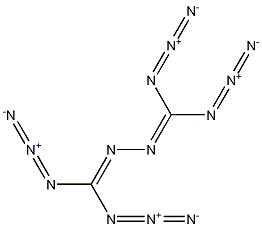 Bis(diazidomethylene)-hydrazine 结构式