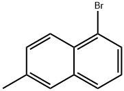 1-Bromo-6-methylnaphthalene Structure