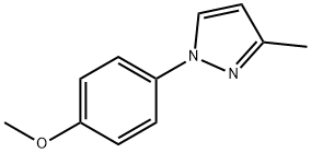 1-(4-Methoxyphenyl)-3-methyl-1H-pyrazole 结构式