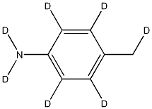4-甲苯胺-D7溴化物, 68693-08-3, 结构式