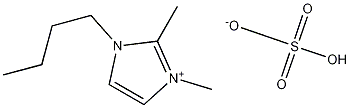 1-n-Butyl-2,3-dimethylimidazolium hydrogen sulfate Struktur
