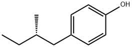 (S)-(+)-4'-(2-甲基丁基)苯酚 结构式