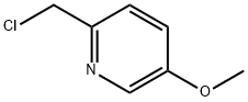 2-(氯甲基)-5-甲氧基吡啶 结构式
