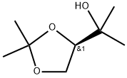 (S)-2-(2,2-二甲基-1,3-二氧杂烷-4-基)-2-丙醇 结构式