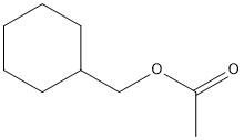 酢酸シクロヘキシルメチル 化学構造式