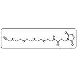Propargyl-PEG4-amido-Maleimide